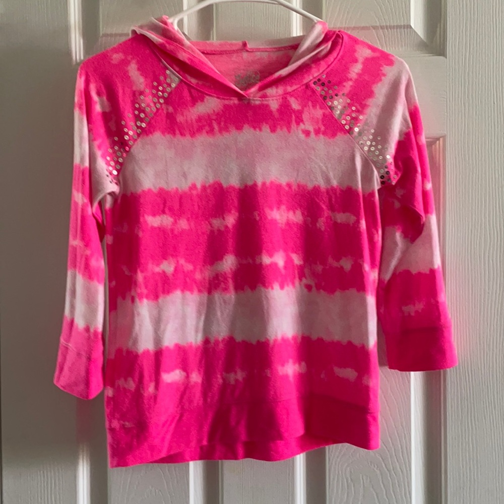 Justice lightweight 3/4 sleeves tee hoodie